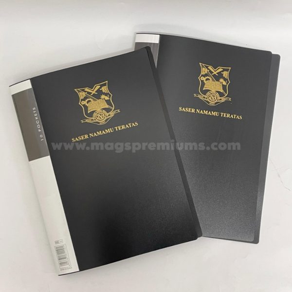 Personalized A4 document folder with high-quality custom printing, designed for business meetings, presentations, and trade shows. A professional way to showcase your company’s brand.