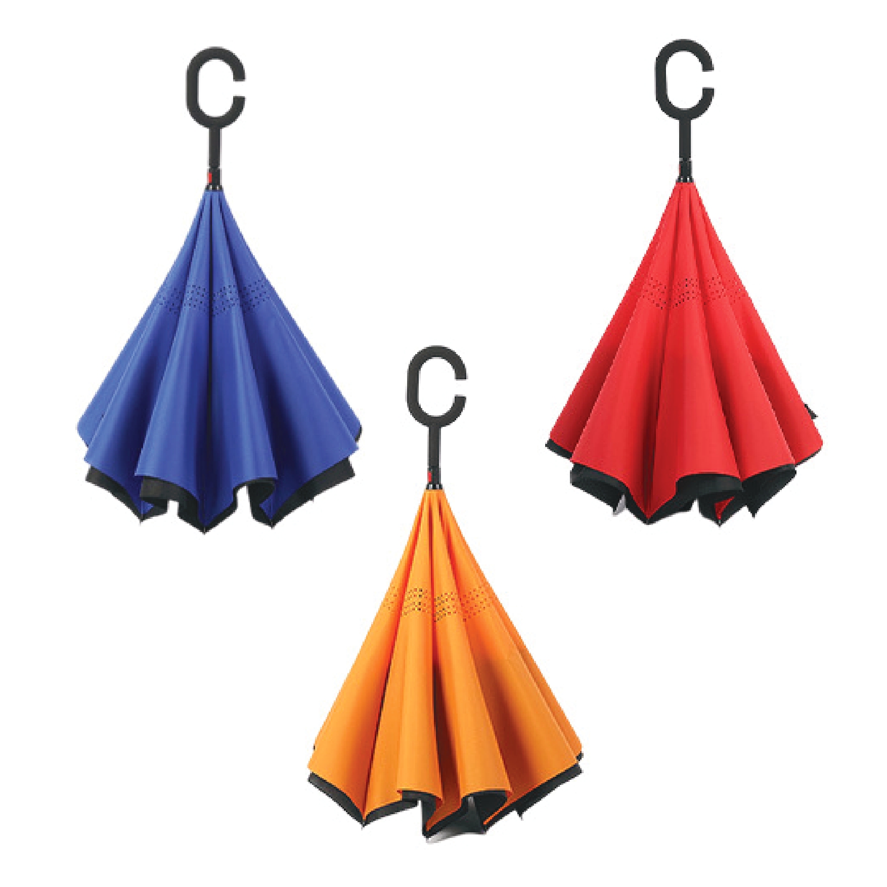 Reverse Inverted Umbrella | Reverse Umbrella Malaysia | Personalized Umbrellas Bulk