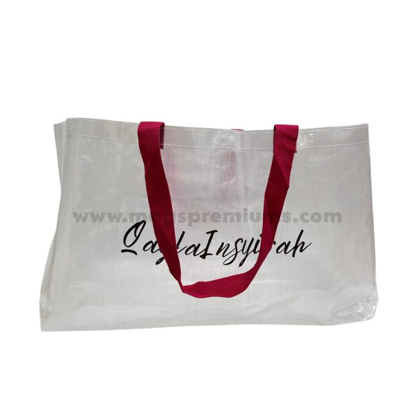 Carry convenience and style with a pp clear bag with handle lightweight and reusable great for retail or events order now with custom print
