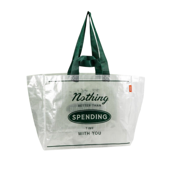 Boost your product display with a printed pp transparent carrier bag suitable for exhibitions and retail packaging contact us now to design yours