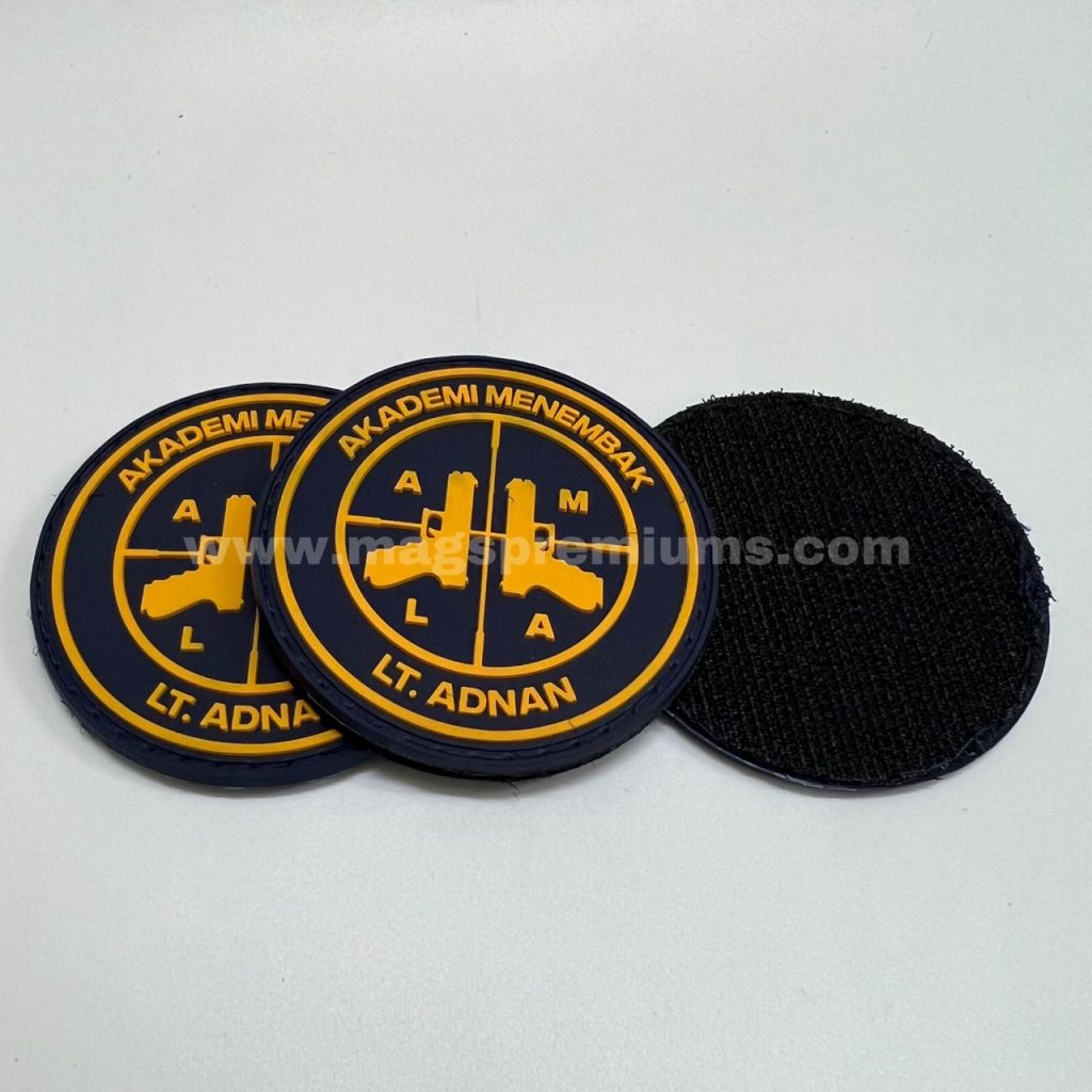 Branded rubber logo patches for uniforms, bags, and apparel. Perfect for companies, events, and military use. Affordable bulk printing in Malaysia