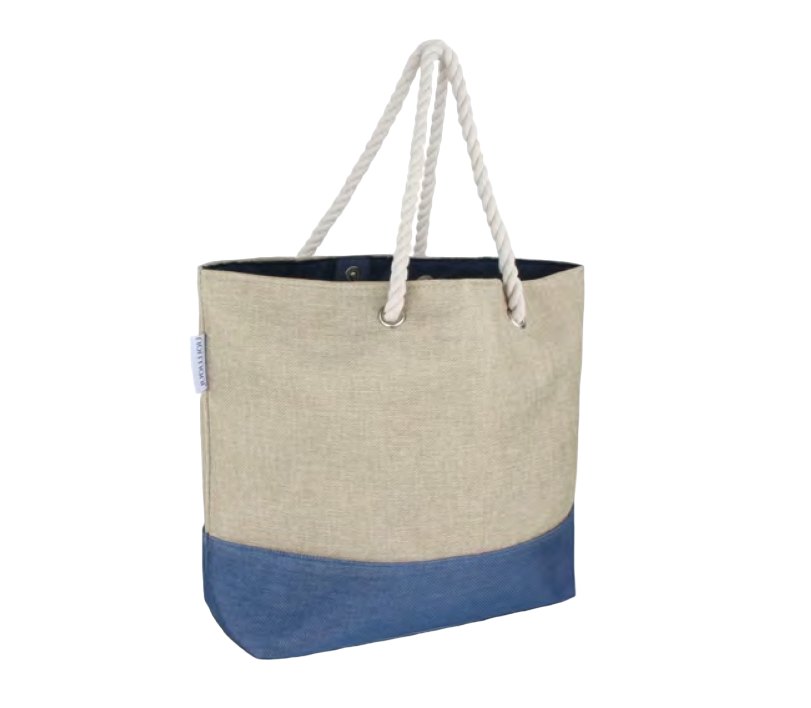 Dual Tone Custom Beach Tote