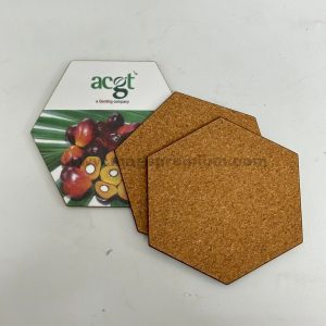 Cork Coaster Custom cork coaster printing in Malaysia with personalized logo designs, perfect for corporate gifts, events, and promotions. Available in round and square shapes with eco-friendly, absorbent material. Order in bulk from a trusted supplier in Malaysia.