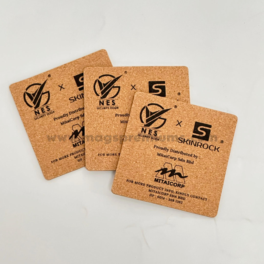 Cork Coaster Enhance your table setting with a custom cork coaster that showcases your logo and protects surfaces order now for stylish and eco friendly branding