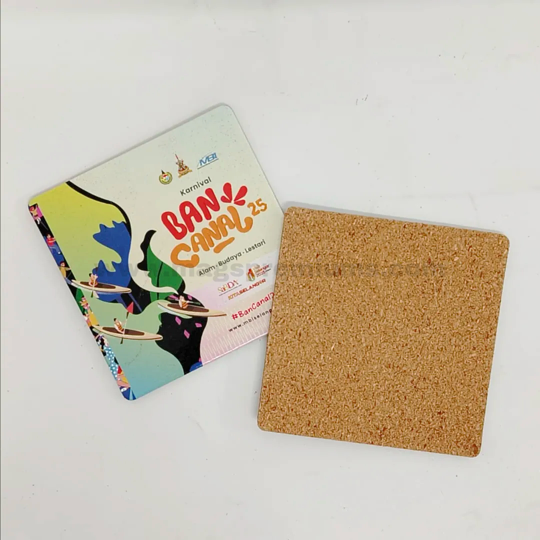 Cork Coaster Cork drink coaster practical and elegant customised with logo perfect for cafes and promotional giveaways