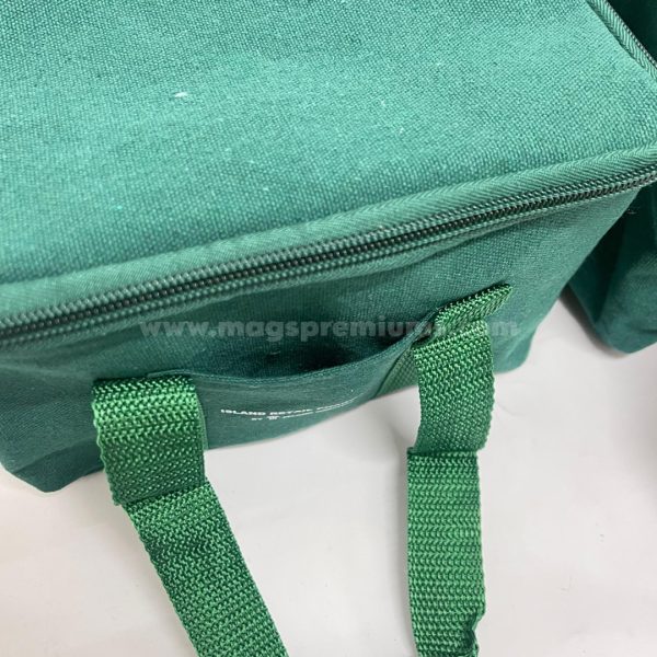 insulated canvas cooler bag