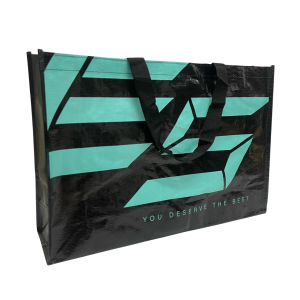 Printed polypropylene shopping bags for branding, corporate giveaways, and trade shows
