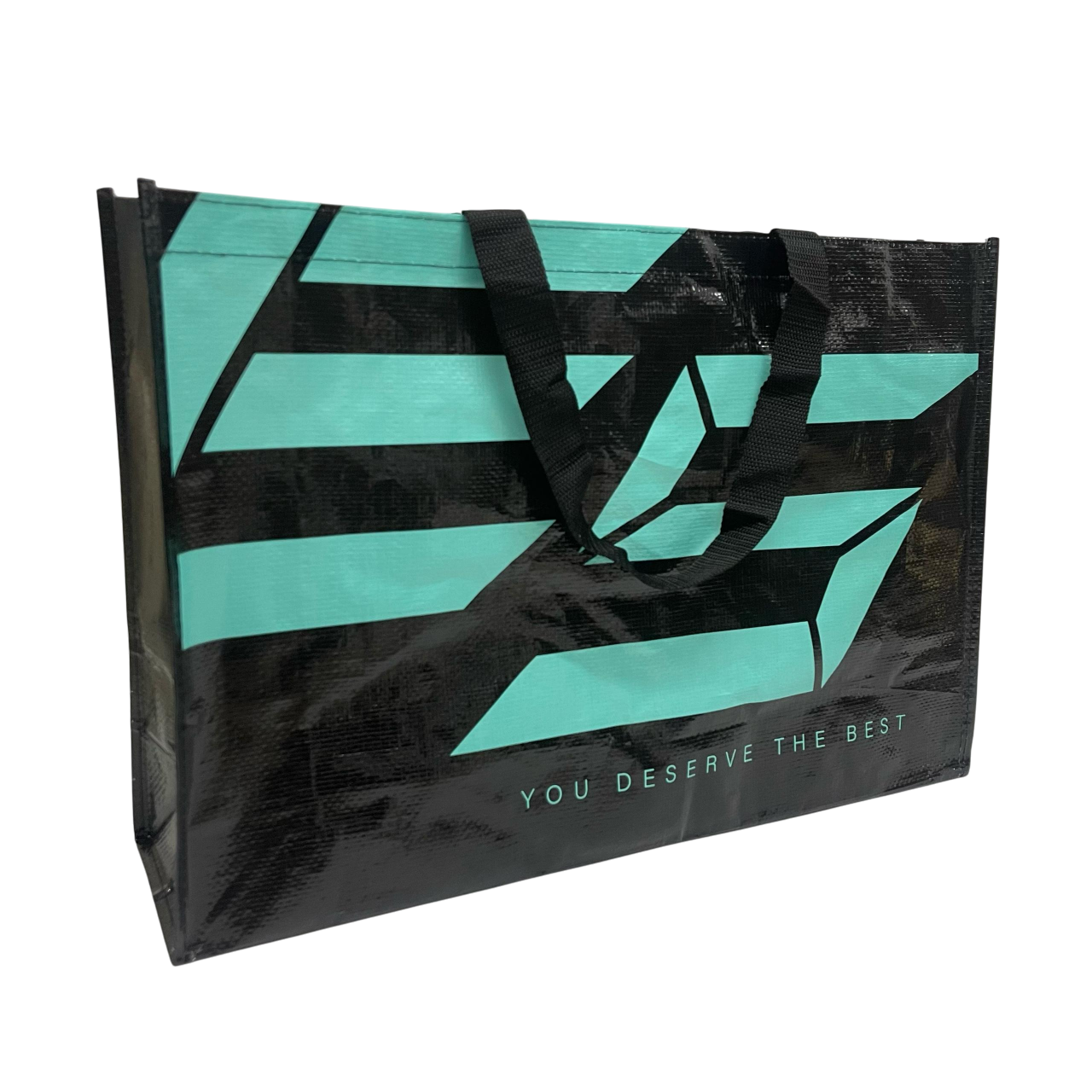 Printed polypropylene shopping bags for branding, corporate giveaways, and trade shows