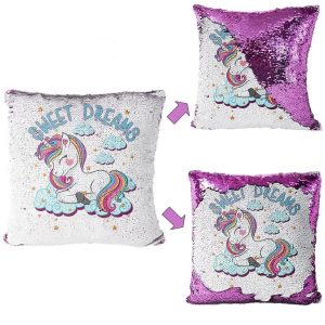 sequin pillow