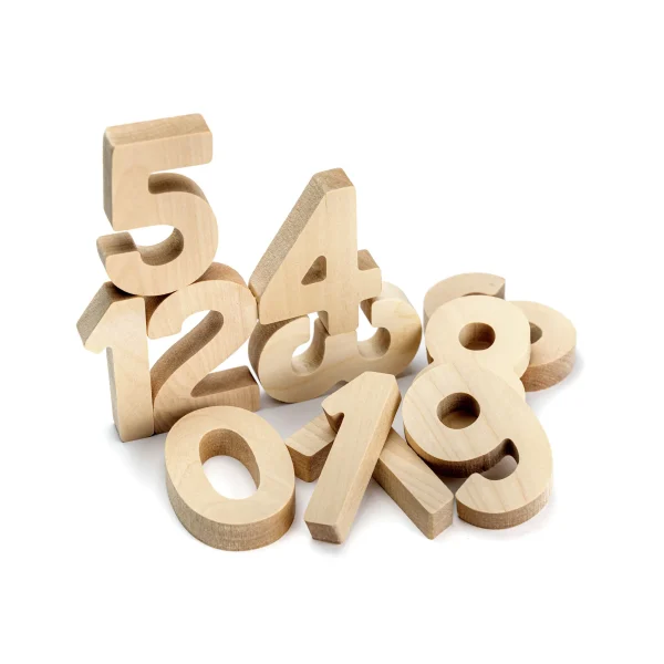 Bamboo Letters and Numbers Custom Numbers Custom Letters