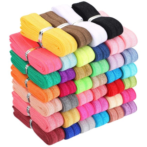 elastic solid colour ribbon