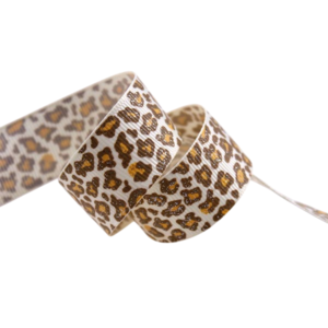 Leopard Grosgrain Ribbon