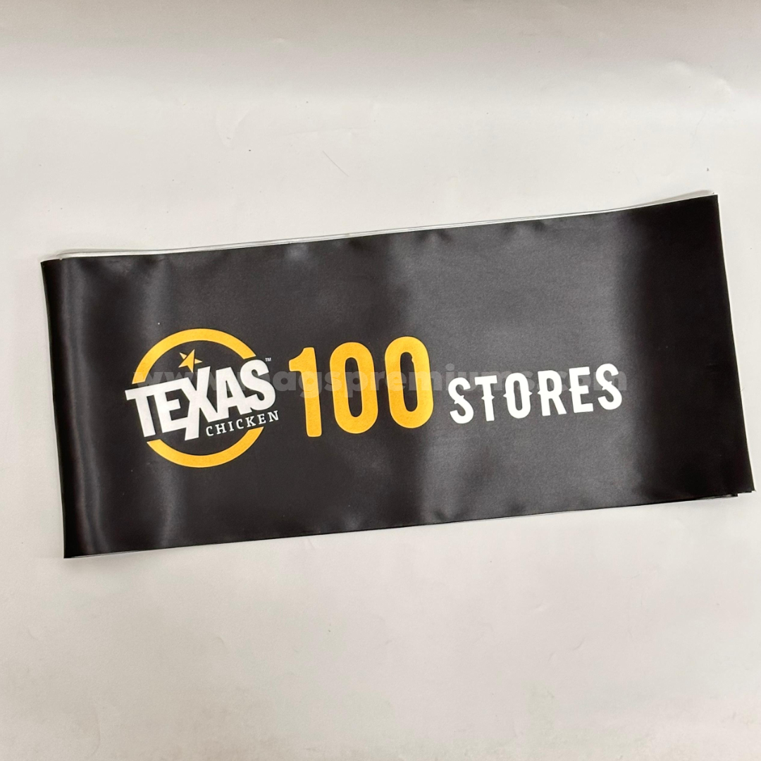 Ribbon Cutting Ceremony Supplier Printed grand opening ribbons with custom branding, ideal for corporate events, store openings, and promotional launches. Premium satin material with vibrant printing options. Bulk orders accepted.