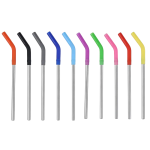 Metal Straw with Silicone Tip
