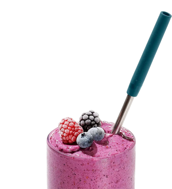 straw with cover