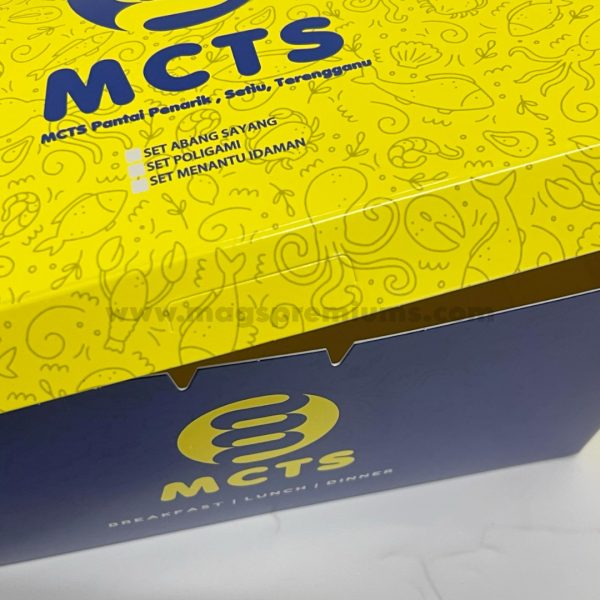 Custom food box packaging with full-color printing – promote your brand with every meal, order today!
