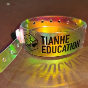Enhance event security with a custom hologram wristband malaysia stylish tamper proof and fully customisable order now for bulk printing
