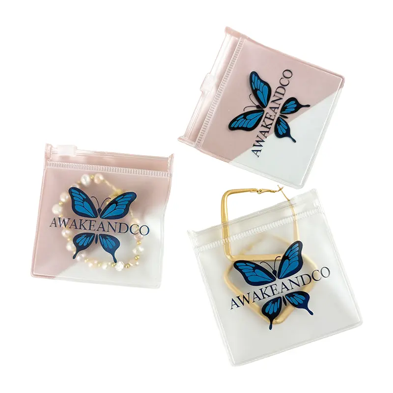 Logo Printing Mini Jewelry Ziplock Bags