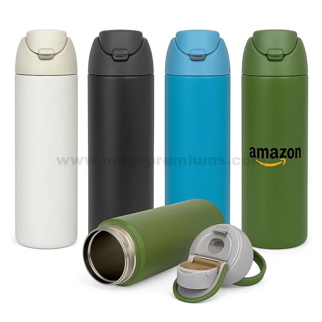 720ml Vacuum Flask with Straw Matt Finish