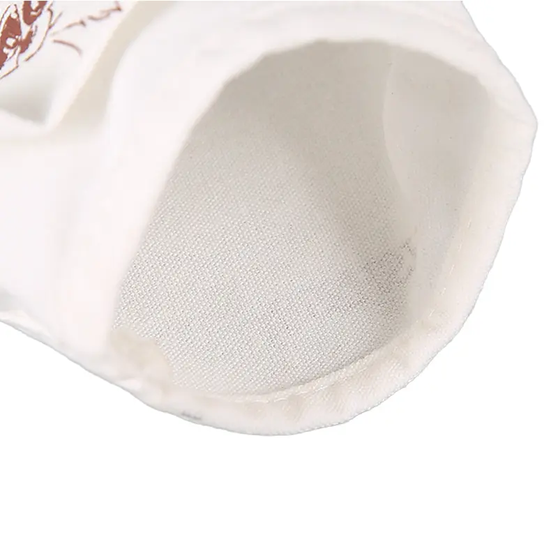 Custom Canvas Cup Sleeve Branded coffee cup sleeve inner lining, close-up of insulated fabric texture