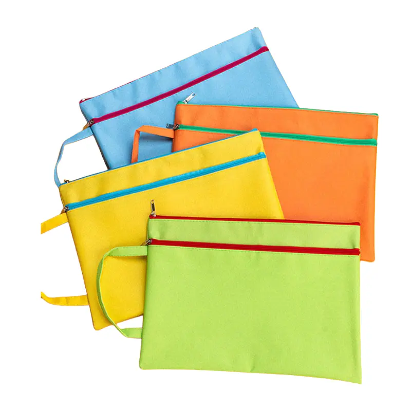 Canvas Zipper Storage Bag