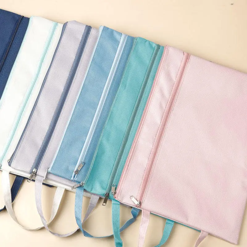Canvas Zipper Storage Bag Custom canvas zipper pouches in assorted colors, product color options
