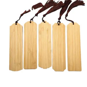 Custom Bamboo Bookmark With Tassel