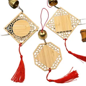 Custom Bamboo Wind Chime Hanging Plaque