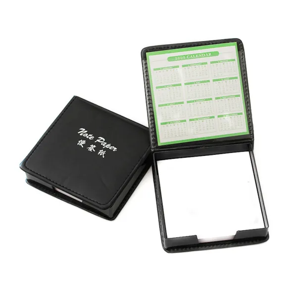 Custom Sticky Note Box Malaysia | PU Memo Pad Printing | Corporate Gift Set