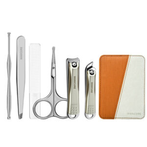 custom nail care set with compact case including manicure tools for personal grooming