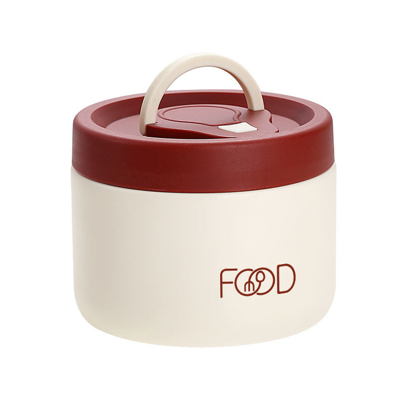 Custom Stainless Steel Lunch Box with Thermal Insulation insulated food jar container with lid and handle for keeping meals warm