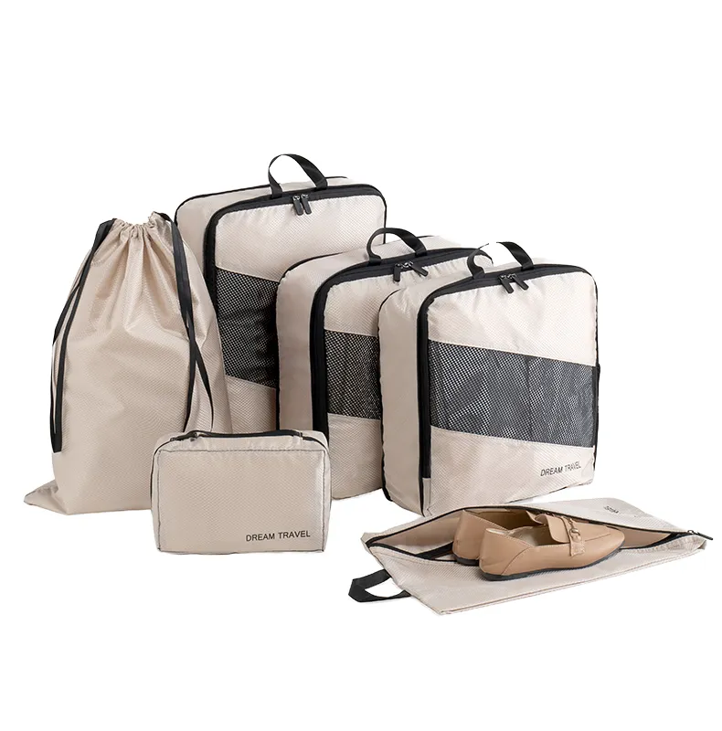 Custom Luggage Packing Set premium packing cube travel organizer set with multiple storage bags