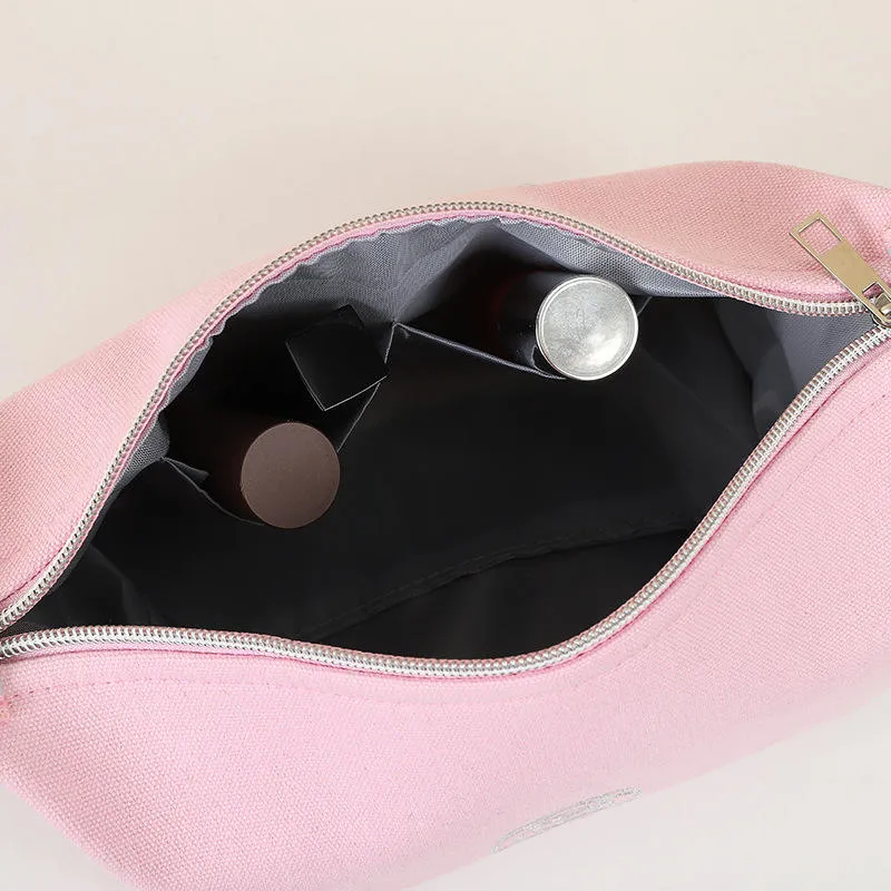 Custom Cosmetic Bag spacious cosmetic organizer bag with waterproof interior lining