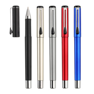 classic metal ballpoint pen with sleek body and smooth writing for office use