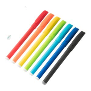colorful matte plastic pen set with smooth finish for everyday writing and promotion