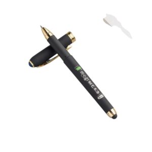 Black Gold Gel Ink Pen Engraving