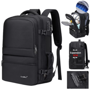 expandable multi functional backpack with large capacity for business and travel