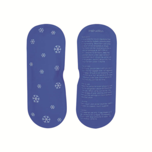 flexible cooling therapy pad with printed surface for body cooling and recovery