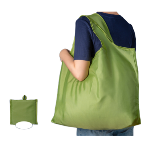 Large capacity foldable tote bag reusable shopping bag lightweight eco grocery bag shoulder carry