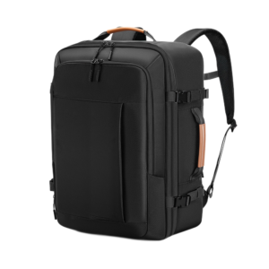 large capacity travel backpack with structured design for clothes and essentials
