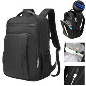 ergonomic back support backpack with breathable padding for comfort and posture