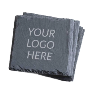 square stone drink coaster with durable design for home and office use