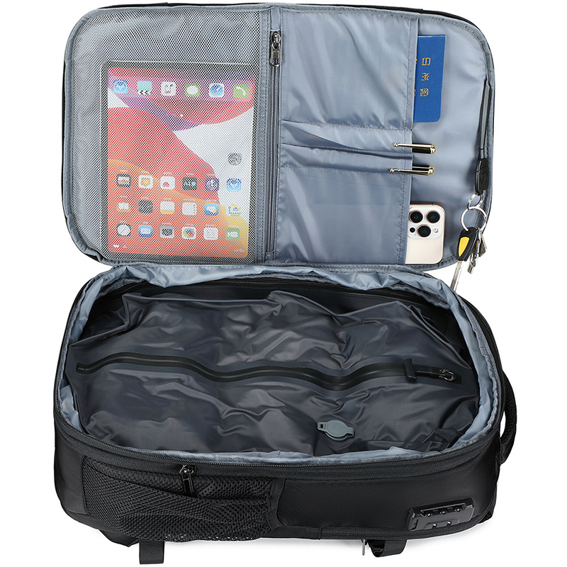 17-Inch Waterproof Travel Laptop Backpack travel backpack with multiple compartments for organizing laptop clothes and accessories