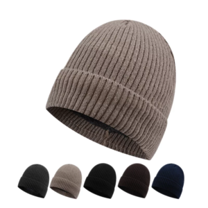 unisex cold weather knit cap with stretchable design for comfort and insulation