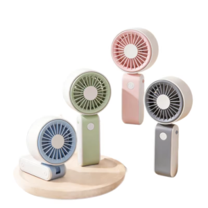 usb rechargeable pocket fan with compact size for travel and daily use