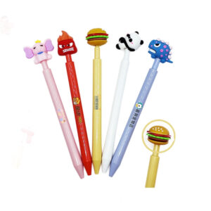novelty character ballpoint pen with colorful design for writing and branding