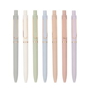 pastel metal ballpoint pen with elegant design for office and corporate use