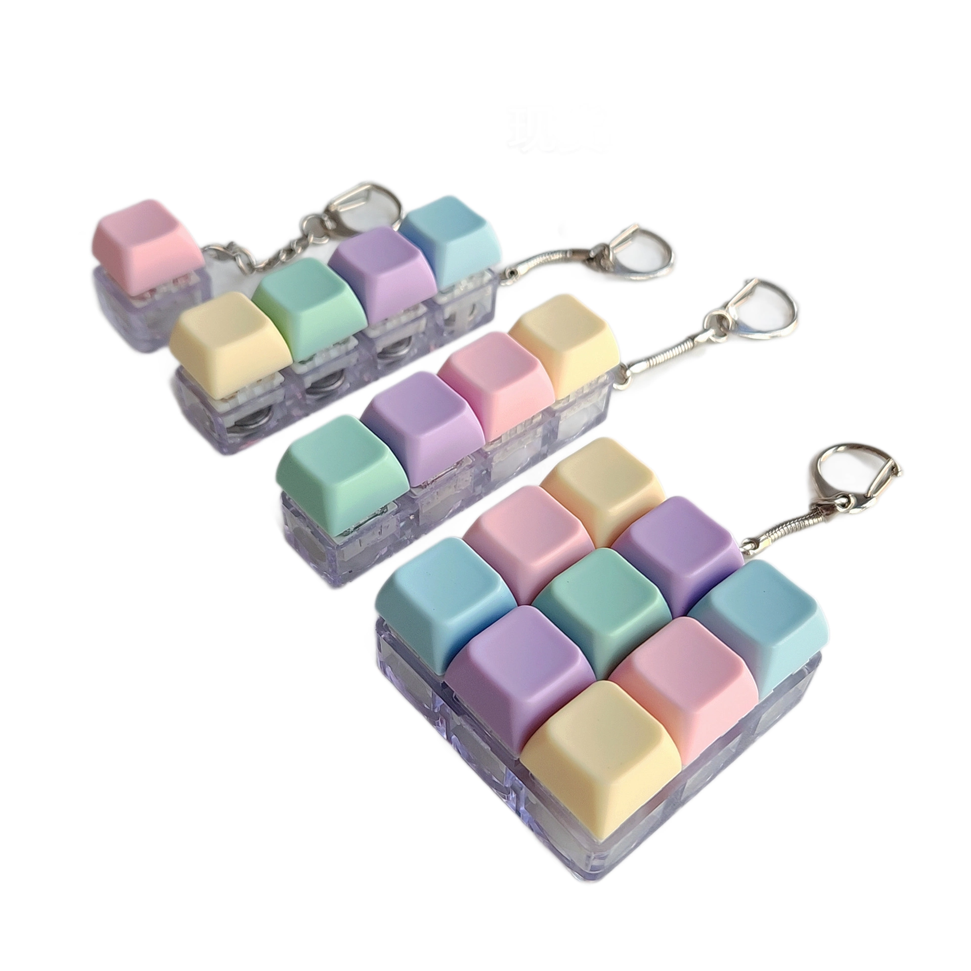 Custom Clicker Keychain | Personalized Keyboard Keycap | Branded Keycap ...