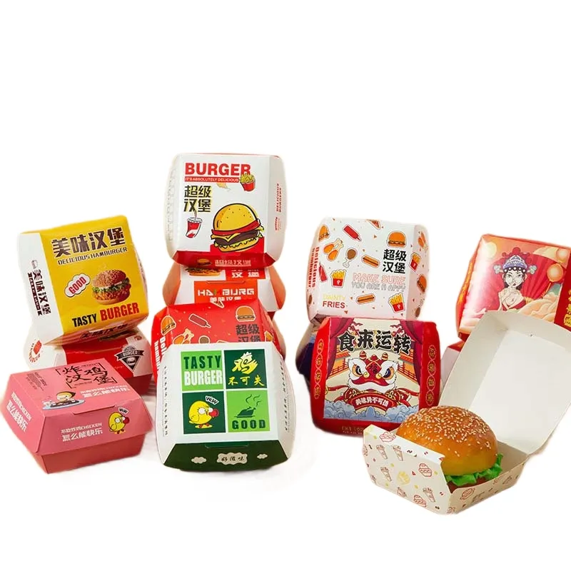 Custom Burger Box Printing