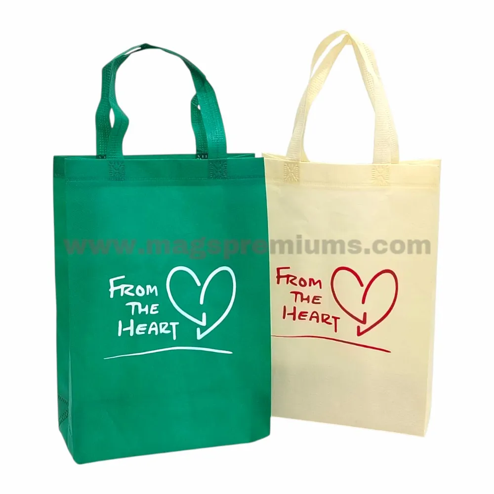 A4 Non Woven Bag - Ultrasonic Reusable non woven tote bags with custom logo screen printing